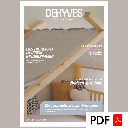 Hausbett Anleitung - IdeenAusHolz - Dehyves Professional